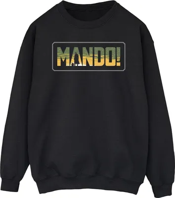 Produktbild von Star Wars - "The Mandalorian" Sweatshirt für Herren BI46712 (L) (Schwarz)
