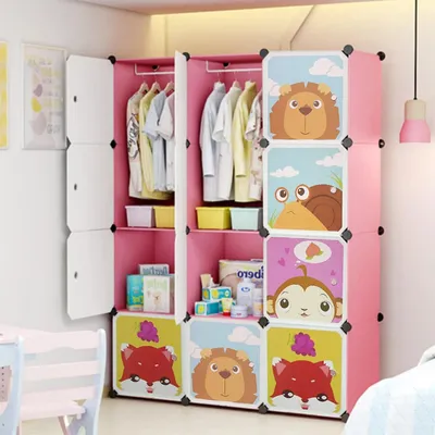 Immagine prodotto di Armadio per bambini modulare, con ante e appendiabiti