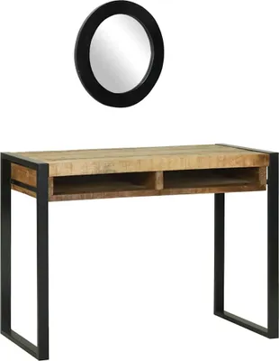 Immagine prodotto di Tavolo da Trucco con specchio Marrone Legno massello di mango