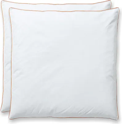 Produktbild von RIBECO Kopfkissen-Set Ella , weiße Ente 90% Federn, 10 % Daunen , 80x80 cm ,