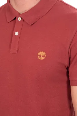 Zdjęcie produktu dla TIMBERLAND - Męska koszulka polo z logo - Rozmiar M