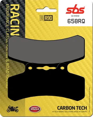 Produktbild von Bremsbelag SBS 658RQ (Satz pro Scheibe) Road Racing Carbon Tech