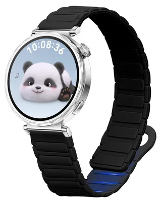 Produktbild von kwmobile Ersatzarmband kompatibel mit Huawei Watch GT5 41mm / GT5 Pro 42mm Armband - Fitnesstracker Silikon Band mit Magnetverschluss
