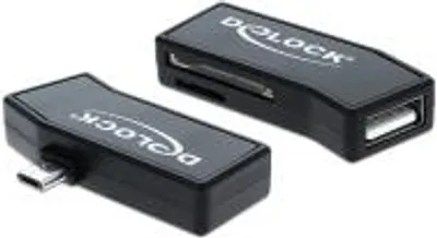 Immagine prodotto di Delock Micro USB OTG Card Reader + 1 x USB Port (91730)