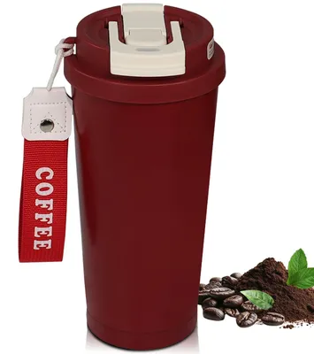 Zdjęcie produktu dla Kubek termiczny - Kubek podróżny - 530 ml - Stal nierdzewna - Szczelny