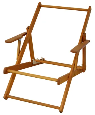 Produktbild von AMPO Sonnenliege aus Holz Gartensessel aus Holz Gartenliege aus Holz