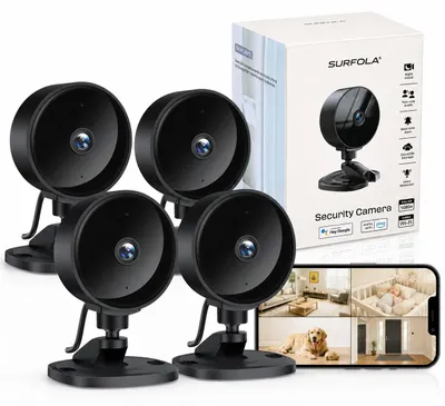 Immagine prodotto di Telecamera di sorveglianza interna Surfola, 1080P, per la sicurezza domestica