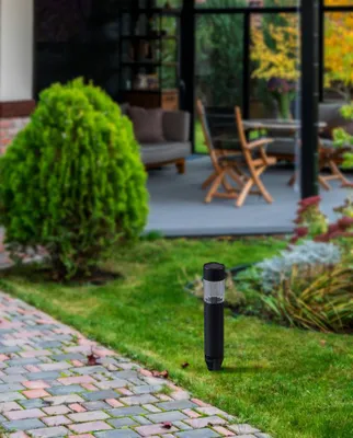 Produktbild von EGLO 48902, Außen-Bodenbeleuchtung, Schwarz, Kunststoff, Edelstahl, Garten, Bodenmontage, LED