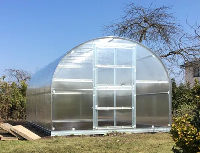 Produktbild von Gewächshaus 16 HKP 6 mm, Grundfläche 6 m²- Abmessungen: 200 x 300 cm (L x B)
