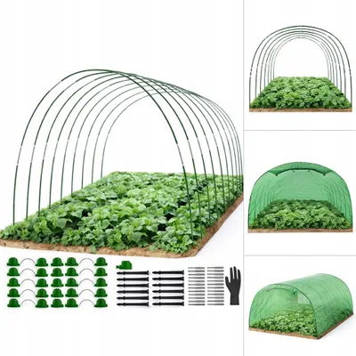 Produktbild von Tunnelbögen für einen 38 cm Folientunnel, 90-teiliges Set für einen Folientunnel
