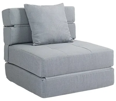 Image de Fauteuil convertible - Canapé-lit - Divan-lit - Lit d'appoint - Fauteuil-lit - Design 2 en 1, pliable
