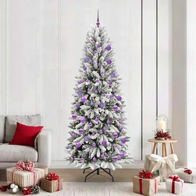 Zdjęcie produktu dla Maison Exclusive - Sztuczne drzewko świąteczne, białe, 210 cm