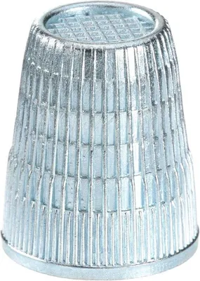 Produktbild von Famanu Fingerhut 18 mm Silberfarben Metall - Quilten, Nähen