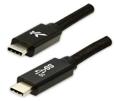 Immagine prodotto di Cavo USB Logo (3.2 gen 2) USB C maschio - USB C maschio 1m nero Power Delivery 100W, 10 Gbps, 20V/