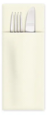 Produktbild von 250x Servietten Bestecktaschen CutleryStar 2-lagig 38 x 32 cm champagner