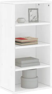 Produktbild von "2026 Promotion" Sideboard/Beistellschrank - ODDA Weiß 40x24x79 cm Massivholz Kiefer - Kommoden CC25603
