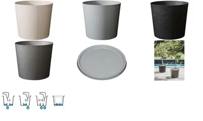 Obrázok produktu pre Poétic 022134 G.CA SX4 poétic podtácky ELEMENT, priemer: 470 mm, vápenec
