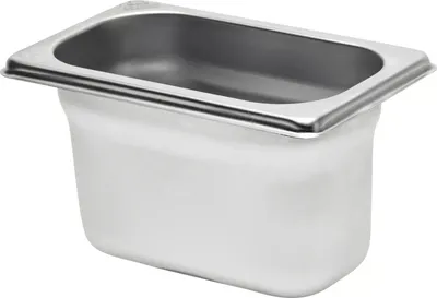 Image de RIEBER Récipients GN 1/9 Acier inoxydable 18/10, Profondeur : 100 mm, Contenu : 0,70 litre