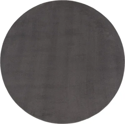 Produktbild von TT Home Wohnzimmer Teppich Kurzflor Anti-Rutsch Rückseite Unifarben Modern Waschbar Größe 200 cm Rund