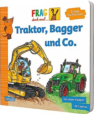 Immagine prodotto di Frag doch mal ... die Maus: Traktor, Bagger und Co.