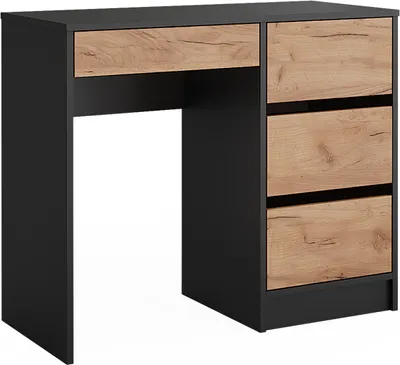 Produktbild von Schminktisch Vicco Sherry Anthrazit/Goldkraft Eiche 90 x 75 cm ohne Spiegel, Model 52022