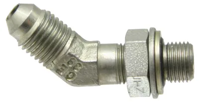 Obrázek produktu pro Hydraulický úhlový konektor 3/4"JIC G3/8" 45 stupňů