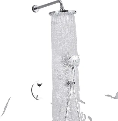 Obrázek produktu pro Termostatická sprchová baterie, chromovaný povrch, ovládání dvěma rukojeťmi, NY