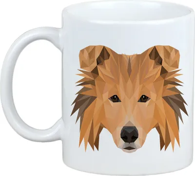 Produktbild von Art-Dog Keramiktasse Langhaarcollie