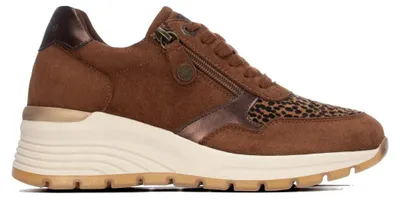 Image de REFRESH - Baskets de sport pour femmes, couleur camel - Chaussures confortables et polyvalentes - Cas