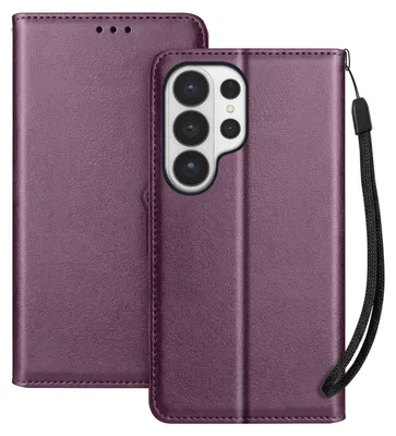 Obrázok produktu pre Avizar, puzdro Galaxy S26 Ultra Wallet s remienkom a funkciou stojana, fialové