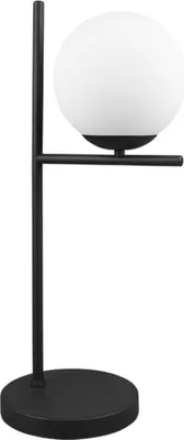 Image de Lampe de table PURE noire 1xE14x28W en métal, dimensions : 52x18x18 cm, IP20, Trio