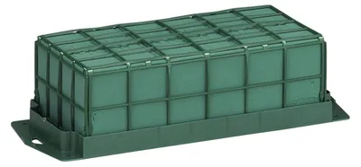 Produktbild von Nass-Steckschaum Ziegel für Blumengestecke Tischdeko Trauerfloristik mit Klebestreifen 29x12x8,5cm 4er-Set, 4 Stück