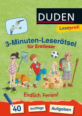 Produktbild von Leseprofi - 3-Minuten-Leserätsel für Erstleser: Endlich Ferien