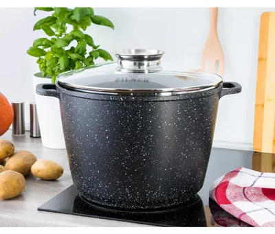 Image de Casserole - Marmite - Poêle - Cocotte - Grandes casseroles - 7/11/15 litres - Antiadhésive