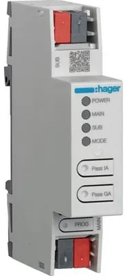 Imagen del producto de Hager HAG TYFS130, conector de línea/zona KNX Secure
