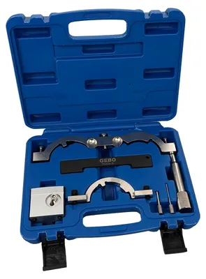 Immagine prodotto di Kit messa in fase motori, attrezzi per il bloccaggio della cinghia di distribuzione dell'albero a camme del motore, compatibile con Opel Vauxhall 1.0 1.2 1.4 Gebo Tools