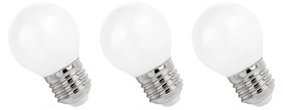 Produktbild von Spectrum E27 LED Lampe 1W 90lm 2700K Warmweiß 230V 3 Stück