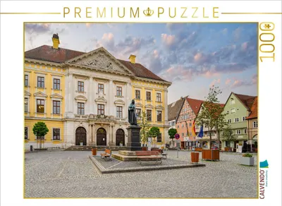 Produktbild von CALVENDO Puzzle Das Rathaus | 1000 Teile Lege-Größe 64x48cm Foto-Puzzle für glückliche Stunden
