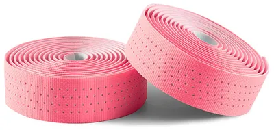 Image de Bande de guidon en silicone perforée Rockbros - Rose