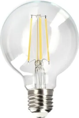 Obrázek produktu pro Dekorativní žárovka DARI LED Filament 8W, E27, 3000K, 1055lm, 230V, CLEAR G80, EDO777633 EDO Solutions