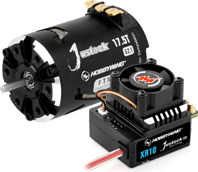 Produktbild von Hobbywing Xerun Justock Combo G3S mit 17.5 Turn 2450kV für 1:10 Stock