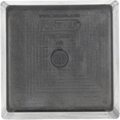 Image de KS-Tools 160.0439 Support en caoutchouc 16 pour ponts élévateurs, 120 x 120 x 100 mm