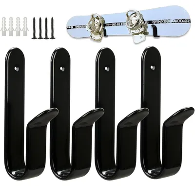 Immagine prodotto di Supporto per tavola da snowboard, sci, longboard, skateboard - confezione da 4 pezzi