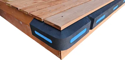 Obrázek produktu pro Marina Black 12 Ecke - Stegfender, ochranný fender pro motorové čluny, lodě, vodní skútry, jachty 50x12x6cm MARINA SUPERHIT SEZÓNY 2024