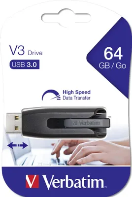 Produktbild von Verbatim Store n Go V3      64GB USB 3.0 grey