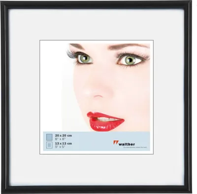 Produktbild von Walther Galeria Kunststoff 20x20 Schwarz