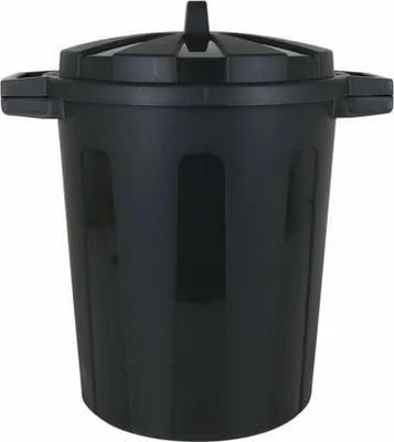 Produktbild von Mülleimer dem 50 l schwarz 55 x 41 x 54 cm (3 Stück)