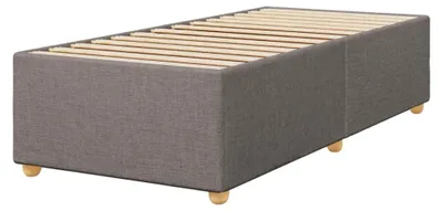 Produktbild von Bettgestell ohne Matratze Taupe 90x190 cm Stoff
