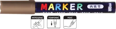 Obrázek produktu pro Akrylový fix 1-2mm hnědý metalický (6ks) M&G