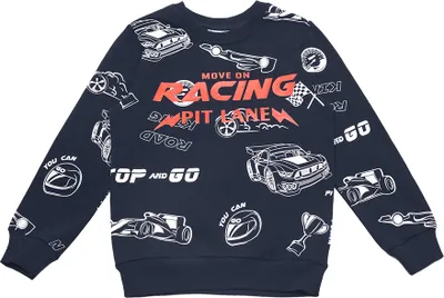 Produktbild von Jungen-Sweatshirt Racing  - Navy - 128